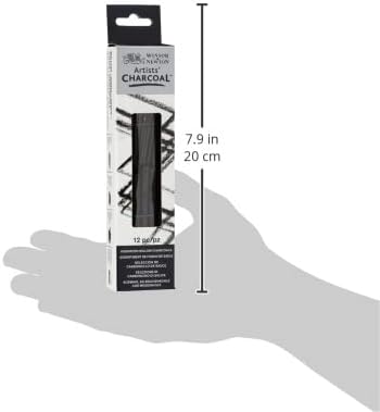 Winsor & Newton Artists' Willow Charcoal, Assorted, Box of 12