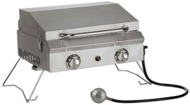 Portable Stainless Steel Gas Grill with Cover