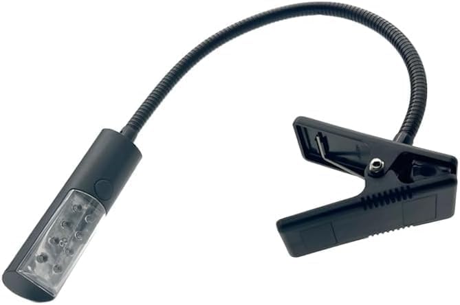 Nexgrill Revelry Flexible LED Light, Easy to Use, Magnetic Base with Clamp, Perfect for Low-Light Grilling, Great Accessory for Outdoor Grilling, Camping, and Tailgating, Black, 530-0075B (2-Pack)