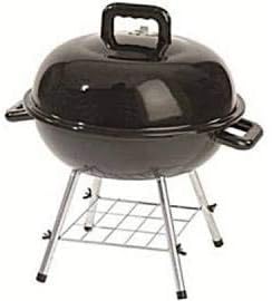 14 in. Charcoal Kettle Grill with Ash Catcher, Black
