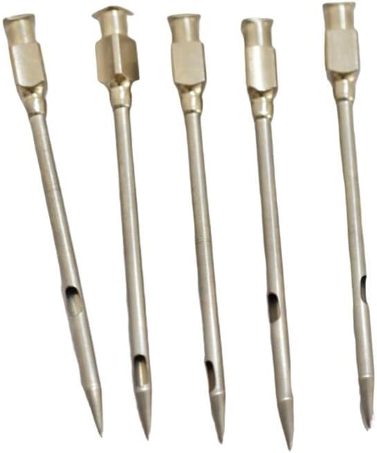 5pcs Meat Injector Needle for Barbecue Stainless Steel Marinade Turkey Injector Needle for Kitchen