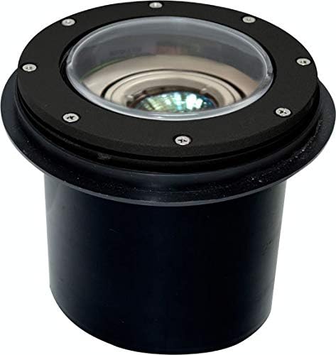 DABMAR LIGHTING LV306-LED5-B-MR Well Light W/O Grill Adjustable 5W LED MR16 12V, Black