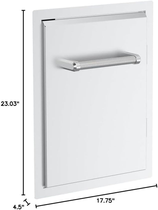 Spire 18" Built-in Single Access Door, Stainless Steel, Universal Mount, Perfect for Outdoor Kitchens & Islands, BBQ, Grilling, Backyards, 780-0019A