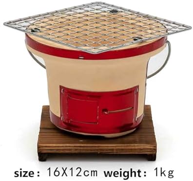 Japanese Clay Charcoal Grill - Portable Outdoor BBQ Oven for Authentic Korean Cuisine