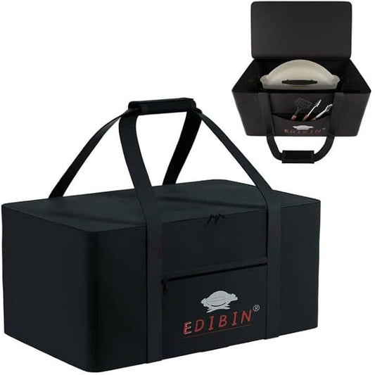 Grill Carry Bag Compatible with Weber Q1000 Q1200 Liquid Propane Grill,Carry Bag Fit for Weber Q1400 Electric Grill, 600D Heavy Duty Weather Resistant