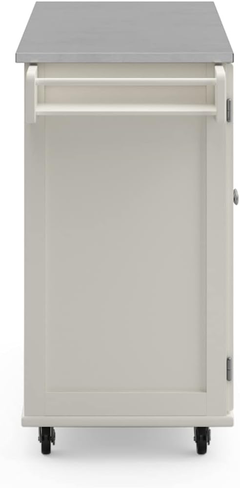 homestyles Dolly Madison Off-White Kitchen Cart
