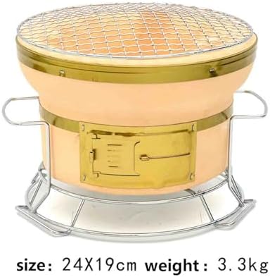 Japanese Clay Charcoal Grill - Portable Outdoor BBQ Oven for Authentic Korean Cuisine