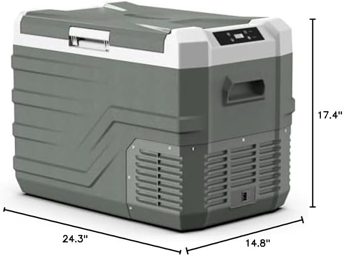 Alpicool Car Refrigerator 12 Volt Refrigerator 37QT. Freezer Electric Cooler, Portable Fridge for Car 12/24V DC 100~240V AC Portable Freezer for Camping RV Camper Truck -4℉-68℉