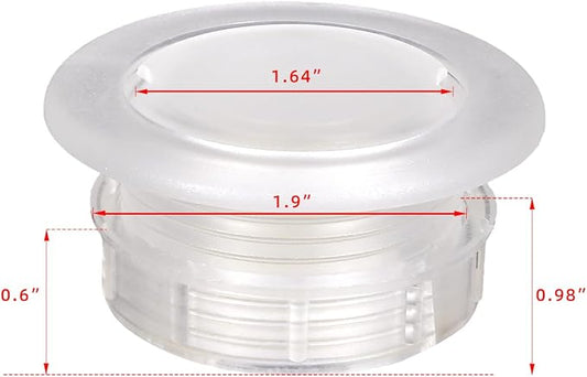 SUQ I OME Parasol Umbrella Hole Ring Plug and Cap Set, for Parasol Umbrella Table Hole Cover Insert