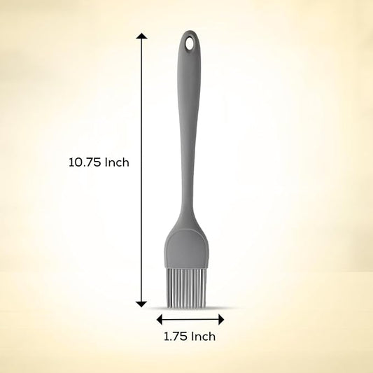 Mrs. Andersonโs Baking Silicone Basting Brush, Non-Stick, Heat Safe, Shed-Proof Bristles, Gray, 1.75-Inches, For Butter, Egg Wash, Glaze, And Baking Prep