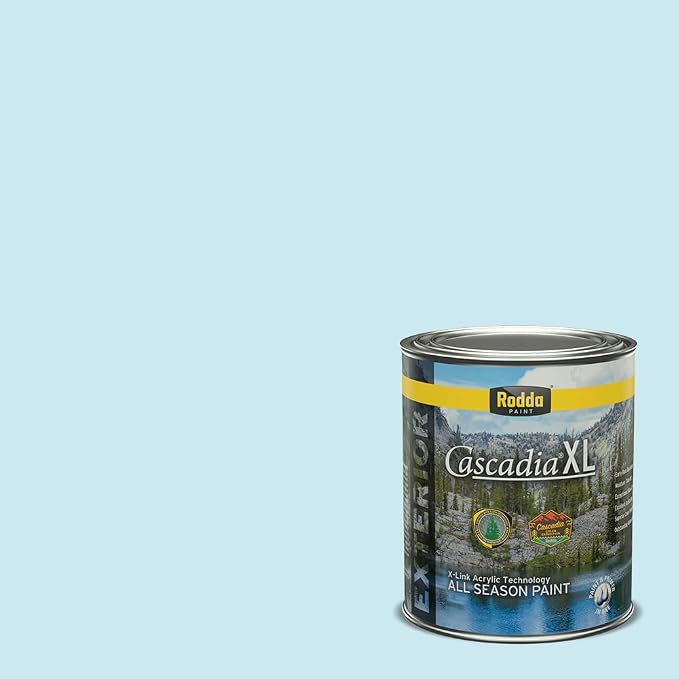 Rodda Paint CASCADIA XL Exterior Satin Paint & Primer in One, Quart, Kyoto