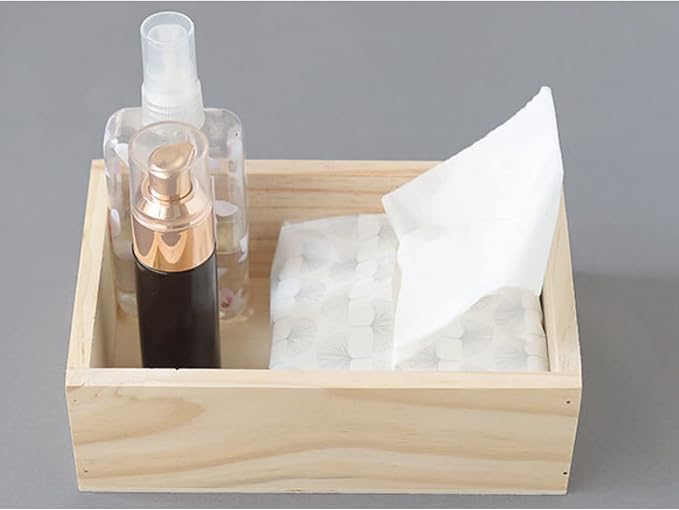 7.5"×5"×2.4" Wood Succulent Planter Plant Container Storage Box | Wood Organizer Holding Bottles Items Window Boxes Rectangular Flower Bed Pot Storage Box for Indoor Outdoor Home Venue Decor