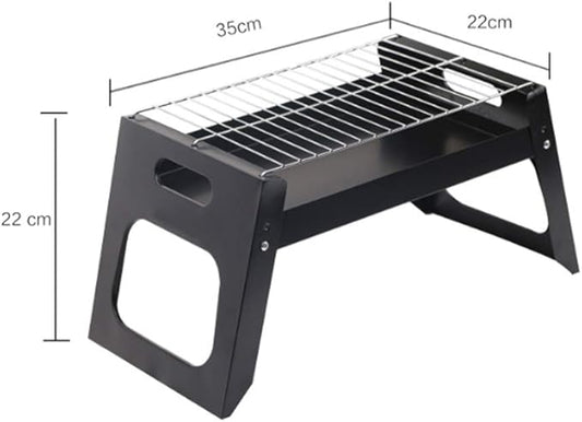 Barbecue Grill Outdoor Portable Mini Folding Stove Household Charcoal Skewers BBQ Utensils