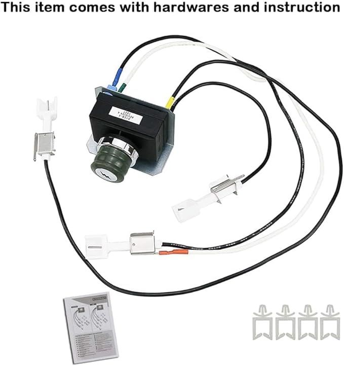 Uniflasy Grill Parts for Weber Genesis 300 Series with Front Control, Fits Genesis E310 E320 S310 S320 EP310 EP320, 7524 Cooking Grates, 62752 Burner Tubes, 7620 Flavorizer Bars & 7628 Igniter