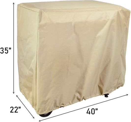 Grill Cover for Camp Chef Flat Top 600 Griddle FTG600, Pit Boss 757GS PB4BGD1 PB4BGS1, CharBroil Nexgrill 4 Burner Flat Top Grill Griddle Cover 40 Inch Outdoor Waterprooof
