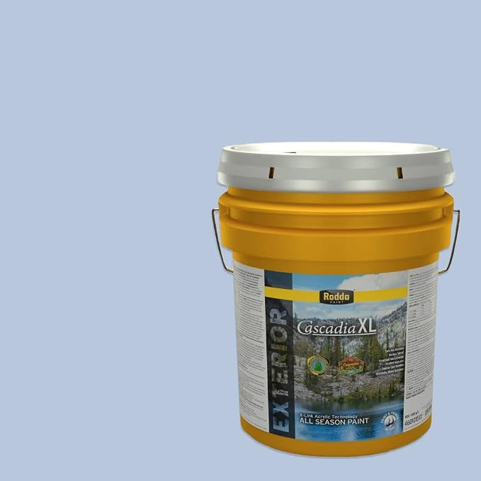 Rodda Paint CASCADIA XL Exterior Satin Paint & Primer in One, 5-Gallon, Babbling Creek