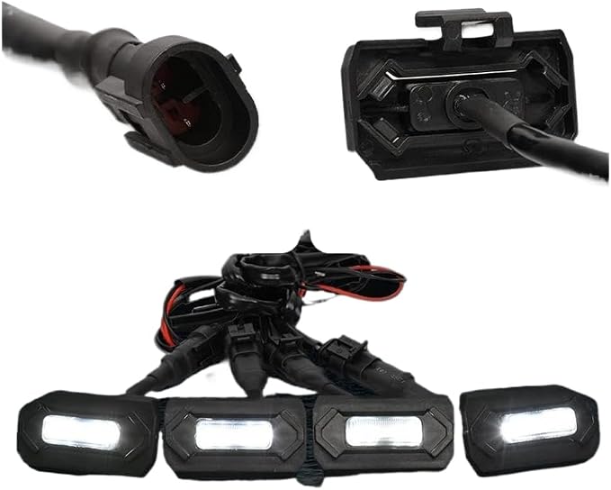 LED Front Grill Lights 4PCS Yellow Light Compatible With Tacoma TRD Off Road Sport 2020 2021