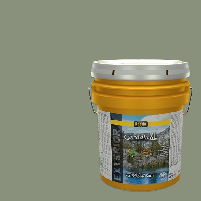 Rodda Paint CASCADIA XL Exterior Satin Paint & Primer in One, 5-Gallon, Bowling Green