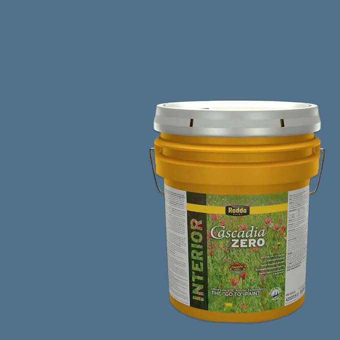 Rodda Paint CASCADIA ZERO Interior Semi-Gloss Paint & Primer in One, 5-Gallon, Happy Tune
