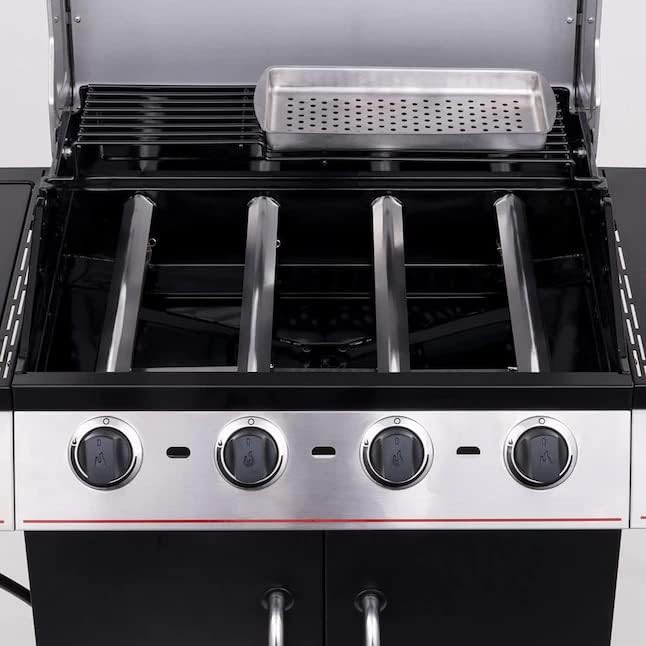 Grill Replacement Parts for Charbroil Performance 4 Burner 463365021 463365522 463352521, 5 Burner 463450022 463448021 463451022, G325-0002-W1 G327-2100-W1, 15.5“ Heat Plate, 15.3” Burner, Igniter