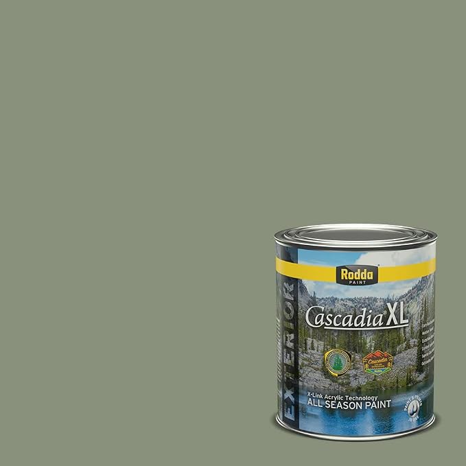 Rodda Paint CASCADIA XL Exterior Velvet Paint & Primer in One, Quart, Bowling Green