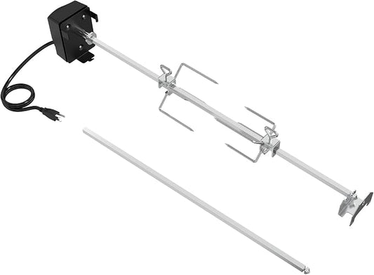 onlyfire Stainless Steel Rotisserie Kit BBQ Grilling Accessories | Fit for Masterbuilt Gravity 560 and 1050 Series Grills, NOT FOR Gravity 800