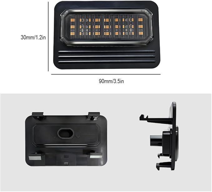 LED Grille Lights Fit for Toyota Tacoma 2024 2025 SR SR5, Amber Grille Light Strips, IP68 Waterproof Seal, Non-Destructive Installation, Off-Road Marker Light Kit, Car Accessories