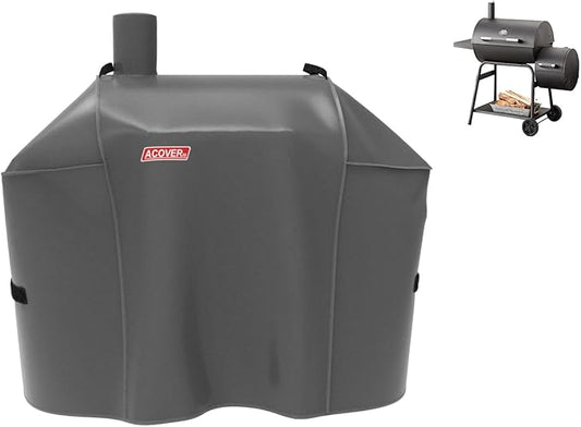 Offset Smoker Cover, Waterproof Grill Cover, 56.5 inch Brown Fits Expert Grill