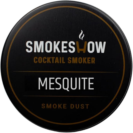 Wood Chips for Cocktail Smoker 4 oz tin. Add Flavors to Your Smoked Drinks (Mesquite)