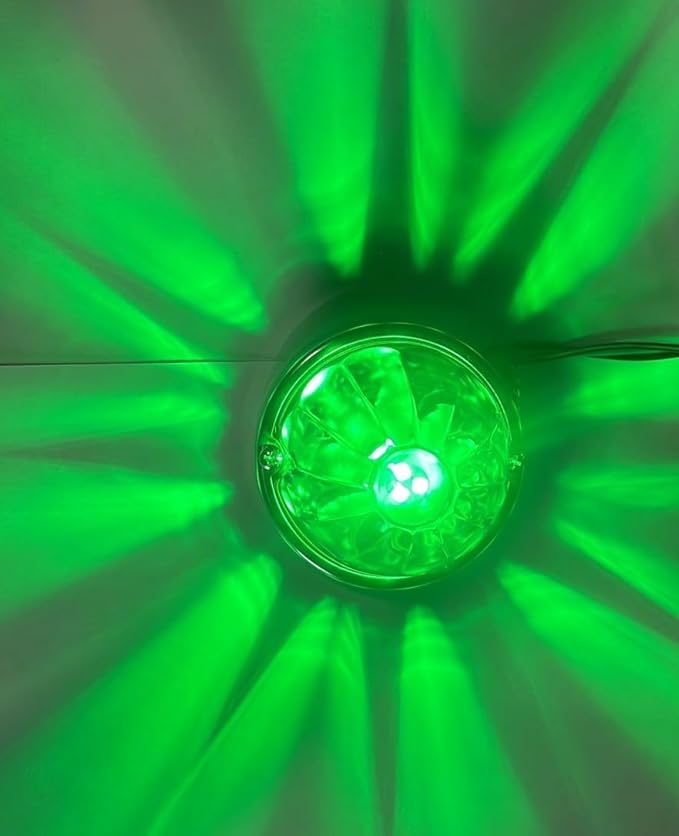 TLM Watermelon Lights led AMS/Legendaria luz de sandía de 3.5 pulgadas/Lente de vidrio (Green)