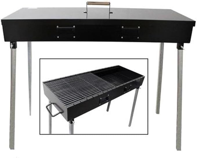 Traditional Persian Middle Eastern Arabic Turkish Cast Iron BBQ Charcoal Grill Mexican Style Iranian Mangal Kabob Paz Super Extra Large 40"