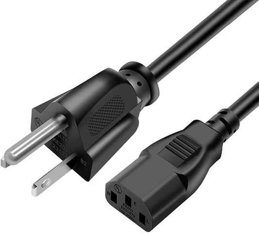 Pellet Smoker Grill Power Cord Kit Replacement Part Compatible with Traeger Ironwood 650 & 885, Pro Series 575 & 780, Timberline 1300 & 850, 6 Feet,Black