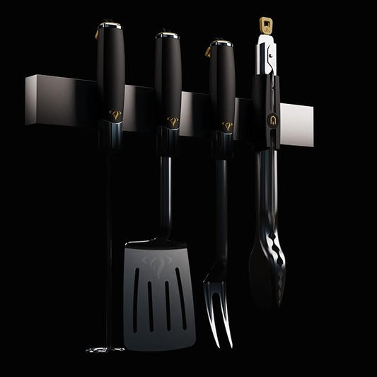 HALO Prime Essential Pellet Grill Kit | Heavy Duty Stainless Steel Cookware | Barbecue Tool Set | 4 piece Set |