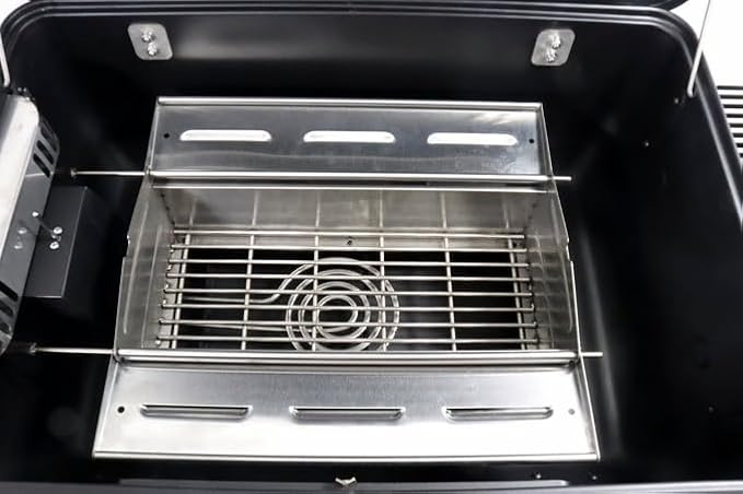 LifeSmart WiFi Controlled Smart-Temp Grill: Automatic Electric Ignition Charcoal BBQ with App-Enabled Precision Temperature Control & 800°F Searing Mode - 750 sq. in. Cooking Surface