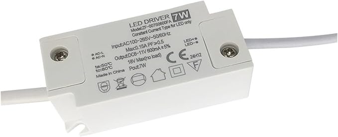 Led Flat Panel Light 7W Grille Light LED Drive Power Supply Without stroboscopic Constant Current Isolation