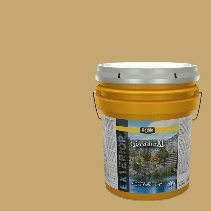 Rodda Paint CASCADIA XL Exterior Satin Paint & Primer in One, 5-Gallon, Jungle Expedition