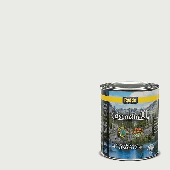 Rodda Paint CASCADIA XL Exterior Satin Paint & Primer in One, Quart, Felicity