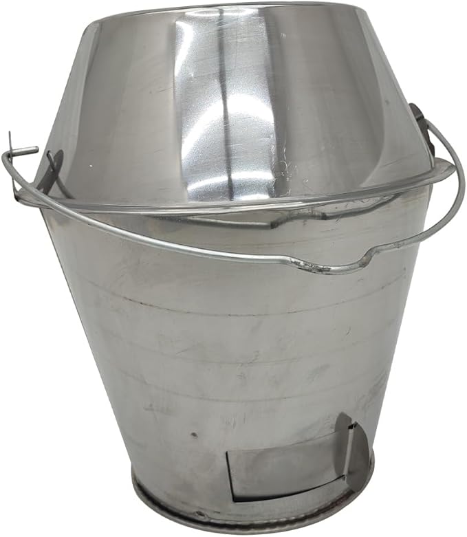 Commercial 410 Stainless Steel Charcoal Roast Duck Oven, 23.6x23.6x53 Inch BBQ Roaster with 15 Hooks & 20 Tail Pins, Multifunctional Grill for Chicken, Fish, Outdoor Picnic