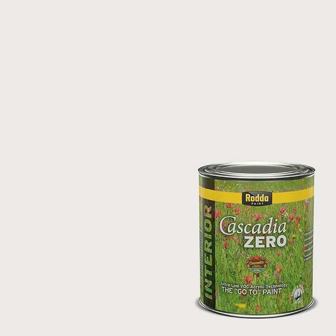Rodda Paint CASCADIA ZERO Interior Flat Paint & Primer in One, Quart, Felicity