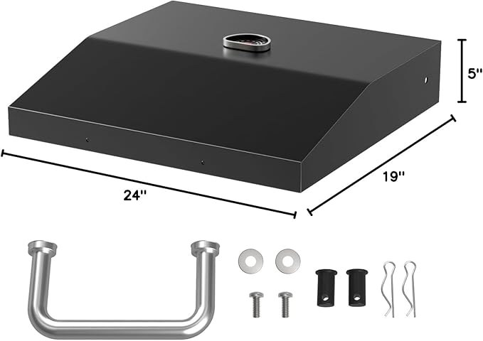 Upgrade Hinged Lid for Blackstone 17 inch 1832 Adventure Ready, Griddle Lid for 1832 Grill, Griddle Hard Cover Flat Top Lid Replacement Parts for 17" Blackstone Griddle Hood