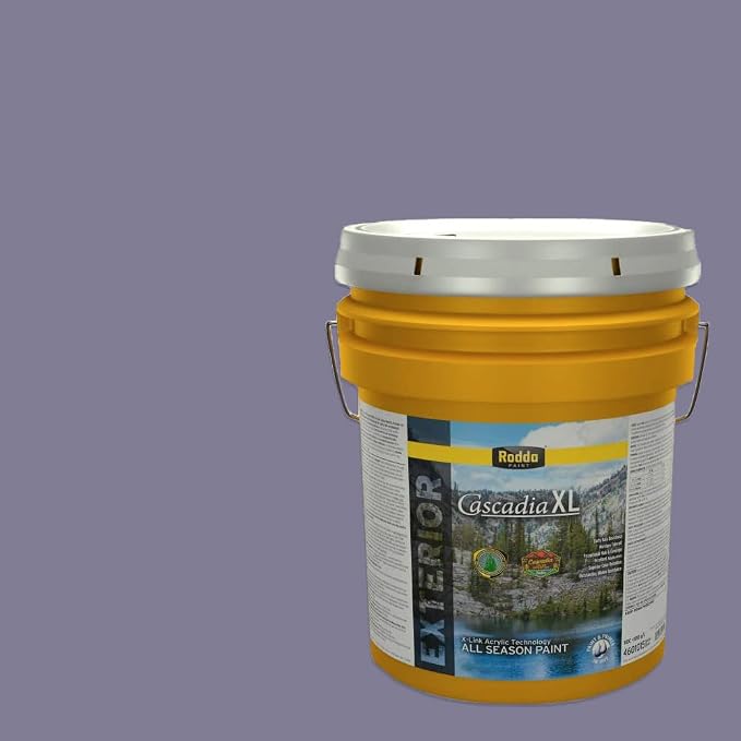 Rodda Paint CASCADIA XL Exterior Satin Paint & Primer in One, 5-Gallon, Grapes of Wrath
