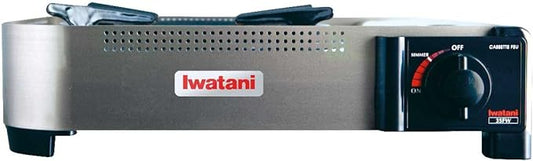 Iwatani 35FW Single-Burner Butane Portable Cooktop Indoor & Outdoor Cooking Stove Medium