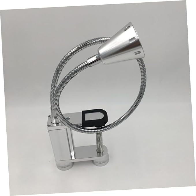 Kisangel Outdoor Led BBQ Light Flexible Barbecue Lamp Stylish Grill Lamp Heat Weather Resistant Aluminium Alloy Construction No Battery Included