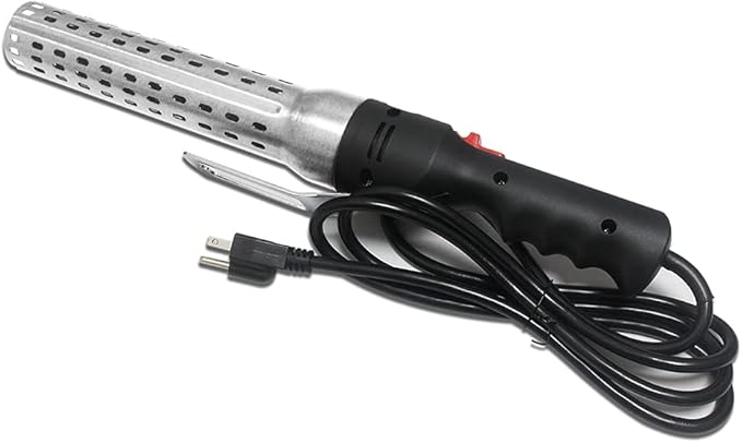 Grill Charcoal Lighter Fire Starter Wood Burning Fireplaces and Fire Pits Electric Chimney Charcoal Starter,BBQ Fire Starter Electric Charcoal Grill Lighter Igniter for Barbeque (Silver)