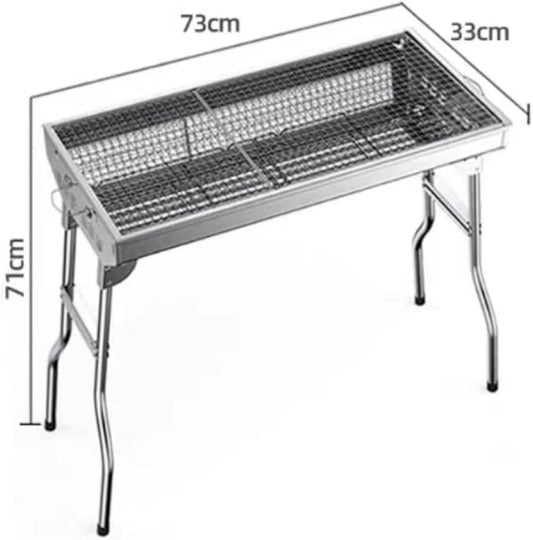 Charcoal Grills Stainless Steel Barbecue Grill Charcoal Grill BBQ Carbon Grill Outdoor Folding Portable Barbecue Grill Outdoor Grill