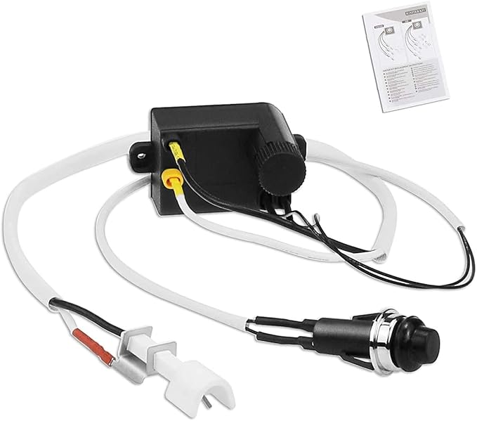 Grill Parts for Weber Spirit E310, 69787 Burner Tube Kit & 7636 Weber Spirit 300 Flavorizer Bars with Igniter, Stainless Steel Weber Spirit II Grill Parts for Spirit 300 Series E-310 E-320 E-330