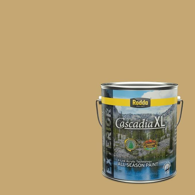 Rodda Paint CASCADIA XL Exterior Velvet Paint & Primer in One, 1-Gallon, Jungle Expedition