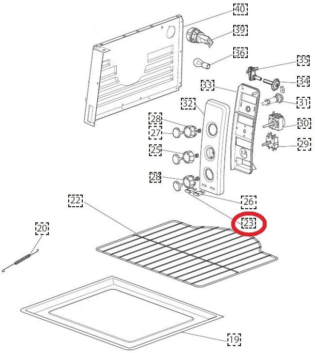 Green Warning Light Lamp Compatible With Delonghi Electric Oven
