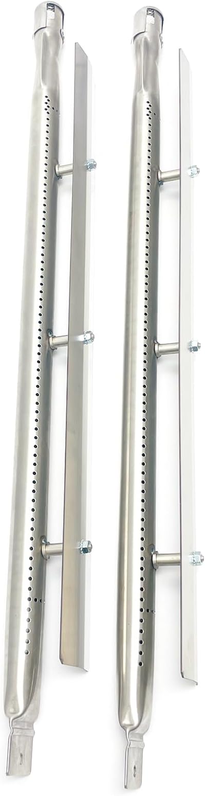 21-7/8" Stainless Steel U Shaped and 24" Straight Burner BBQ Replacement Parts for Viking Burners VGBQ 30 in T, VGBQ 41 in T, VGBQ 53 in T Series Gas Grill