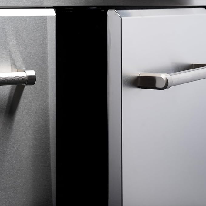 SPIRE 33" Built-in Double Access Door, Stainless Steel, Heavy-Duty Handles, Universal Mount, Perfect for Outdoor Kitchens & Islands, BBQ, Outdoor Grilling, Backyards, 780-0018B